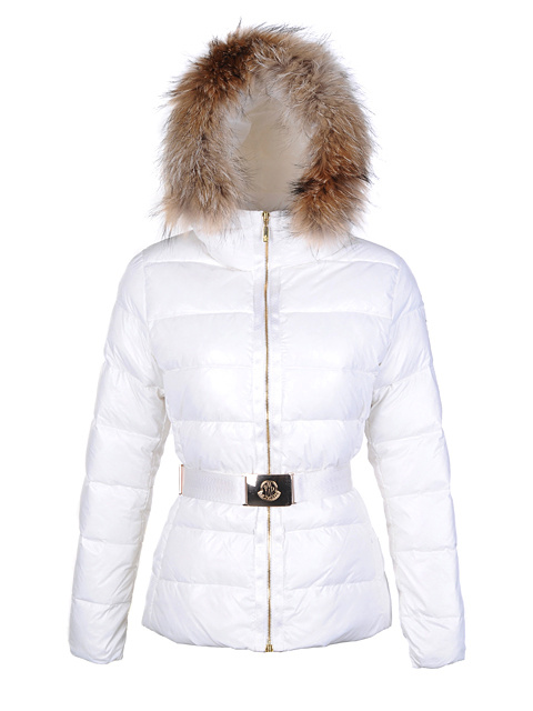 Doudoune Moncler Angers Femme Blanc